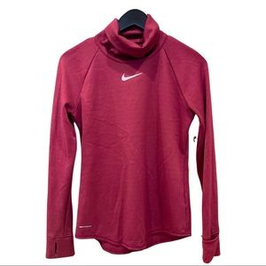 Maroon Nike Turtleneck-Size Small